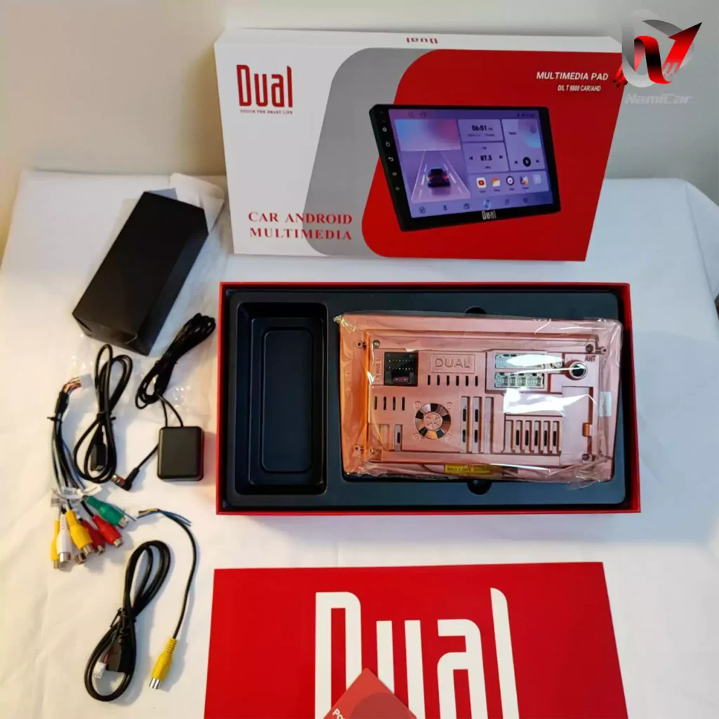 مانیتور اندروید 9 اینچ دوال مدل Dual 9800 Plus